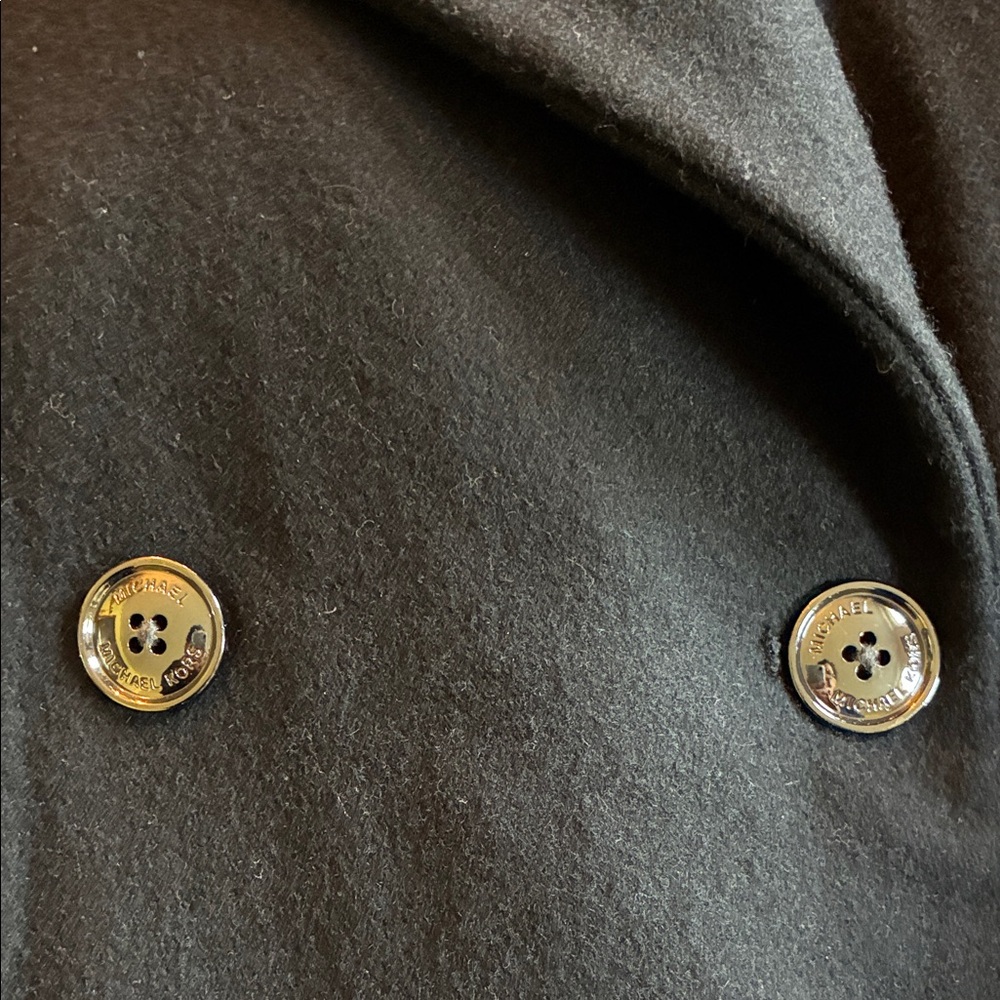 Michael Kors Black wool coat. Size 8 - Picture 5 of 12